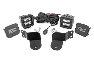 Polaris General XP 1000 Trailhead Edition LED Light Kit - Cage Mount - Rough Country - Spot - Black - 2022